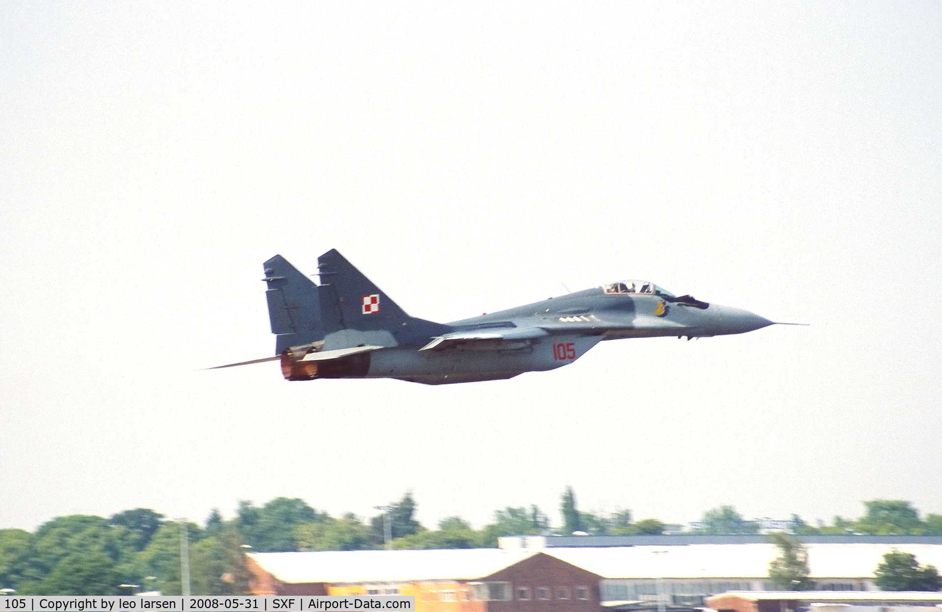 105, Mikoyan-Gurevich MiG-29A C/N 2960535105, Berlin ILA 31.5.2008
