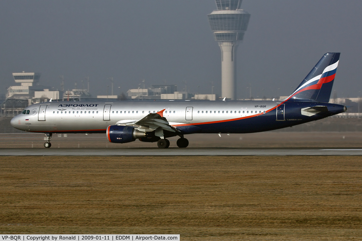 VP-BQR, 2006 Airbus A321-211 C/N 2903, at muc