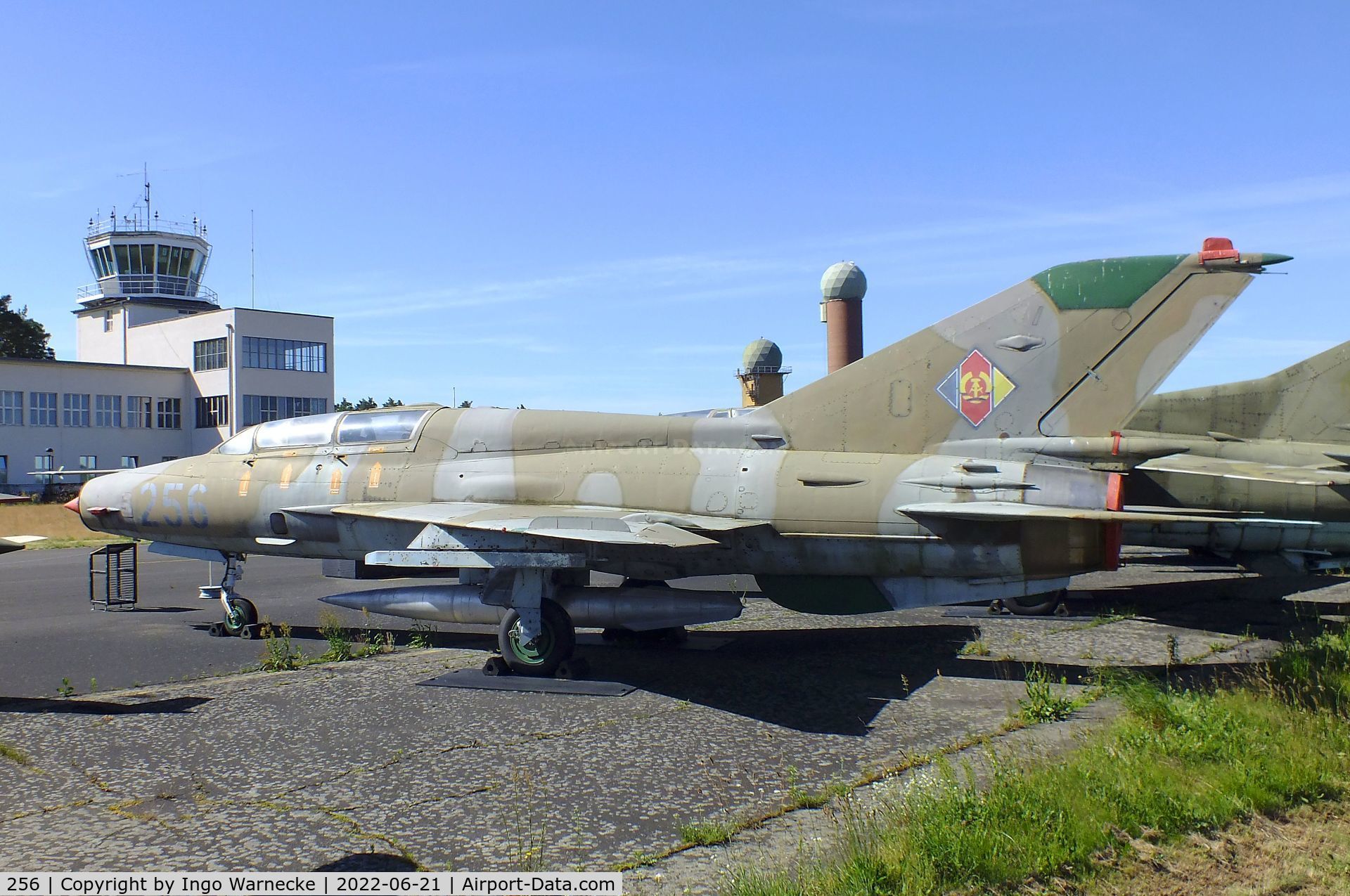 256, 1971 Mikoyan-Gurevich MiG-21UM C/N 02695156, Mikoyan i Gurevich MiG-21UM MONGOL-B at the MHM Berlin-Gatow (aka Luftwaffenmuseum, German Air Force Museum)