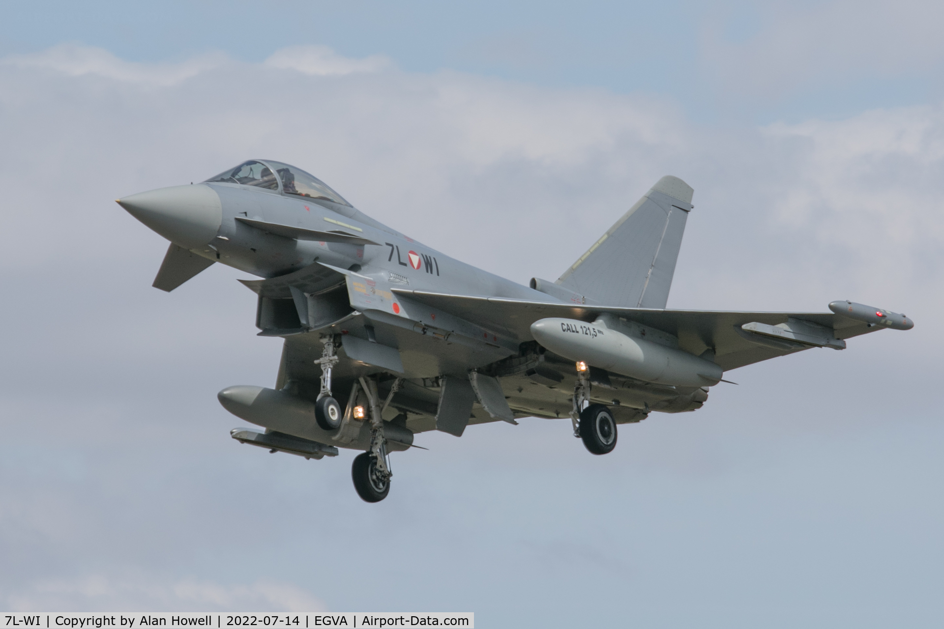 7L-WI, Eurofighter EF-2000 Typhoon S C/N GS028, Finals for 27 at RIAT 2022