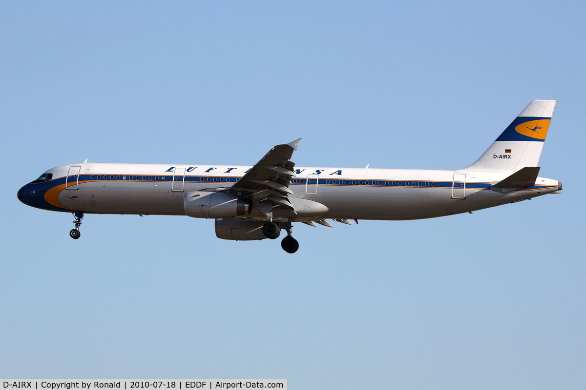 D-AIRX, 1998 Airbus A321-131 C/N 0887, at fra