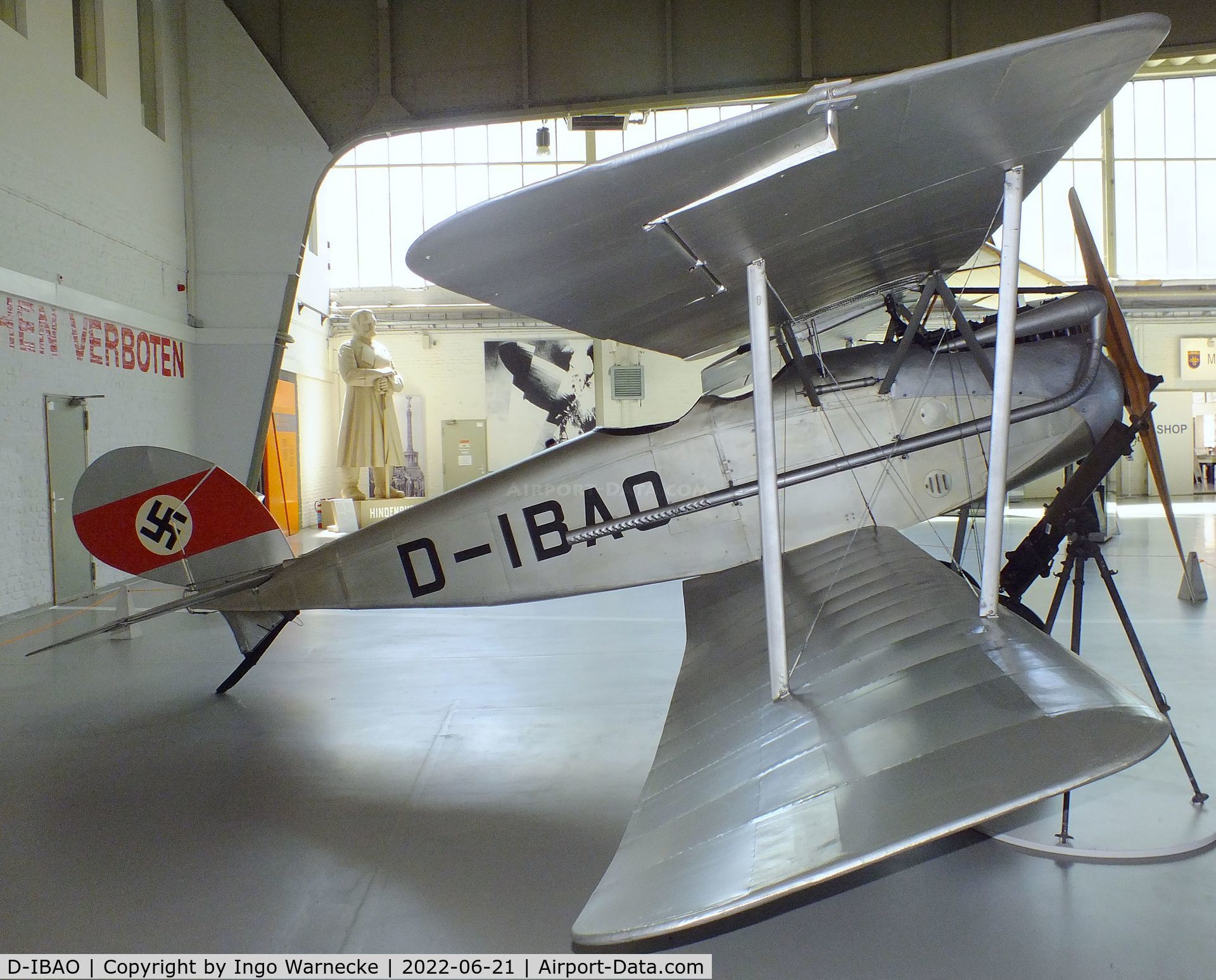 D-IBAO, Halberstadt CL.IV C/N 4205, Halberstadt CL IV civil conversion at the MHM Berlin-Gatow (aka Luftwaffenmuseum, German Air Force Museum)