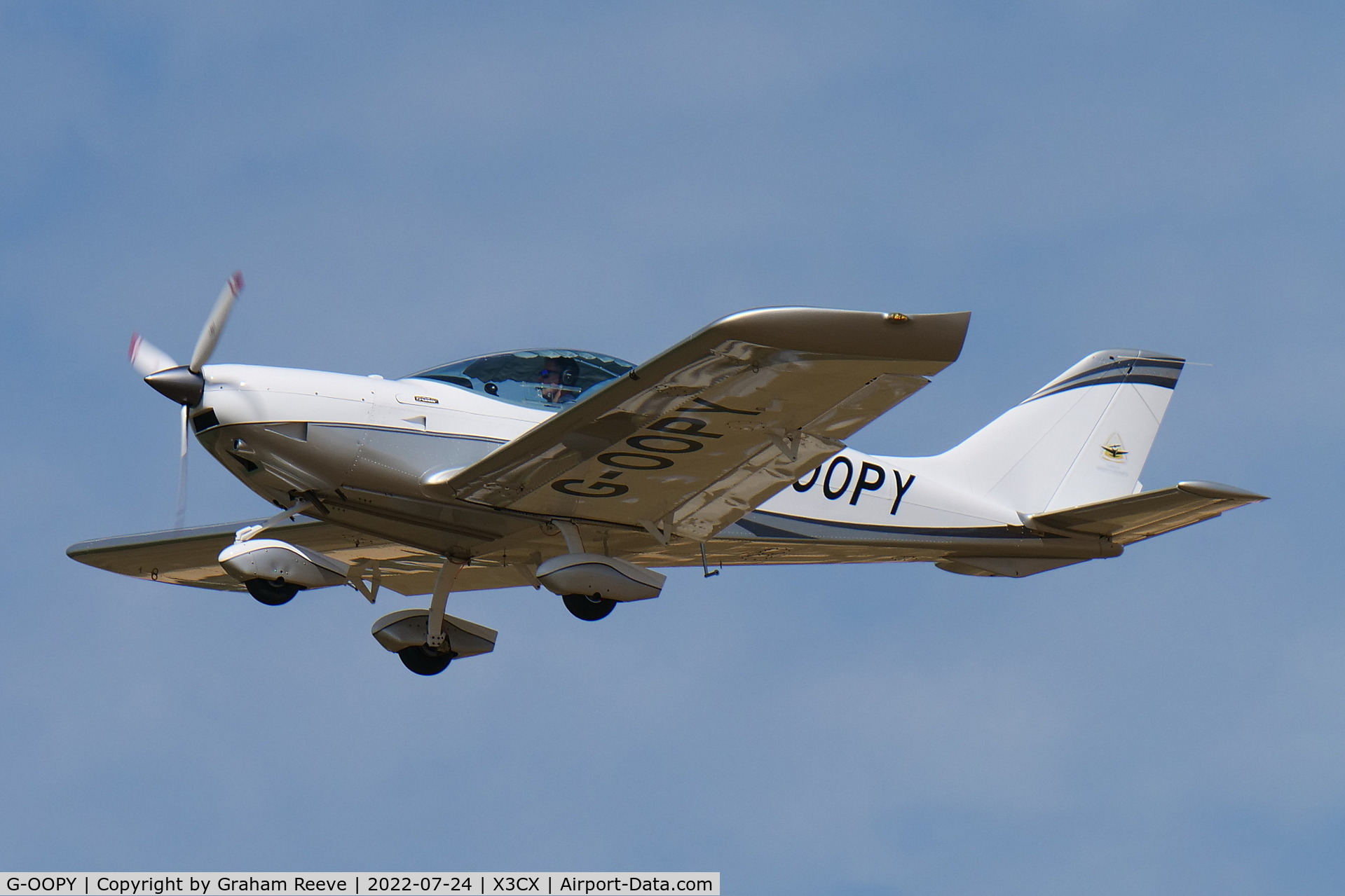 G-OOPY, 2015 Czech Sport PS-28 Cruiser C/N C0519, Departing from Northrepps.
