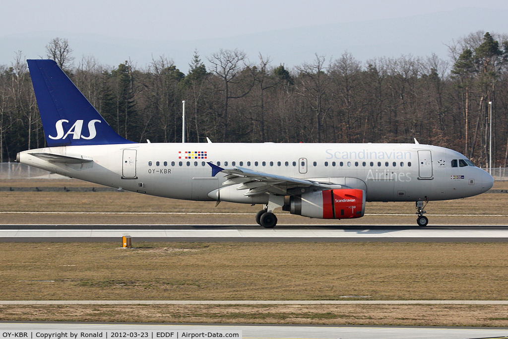OY-KBR, 2007 Airbus A319-132 C/N 3231, at fra
