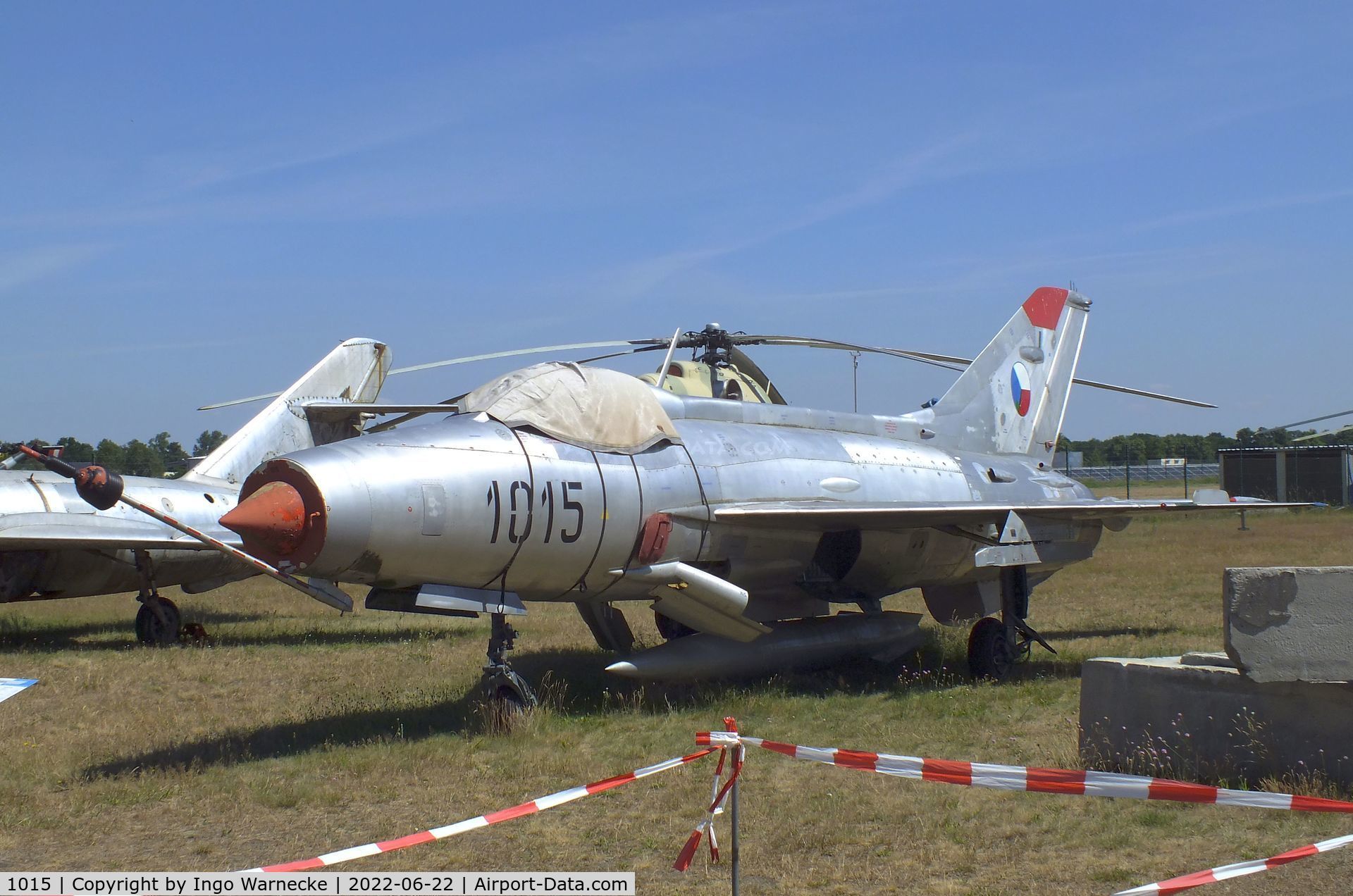 1015, 1971 Aero S-106 (MiG-21F-17) C/N 061015, Aero S-106 (MiG-21F-13) FISHBED-C at the Flugplatzmuseum Cottbus (Cottbus airfield museum)