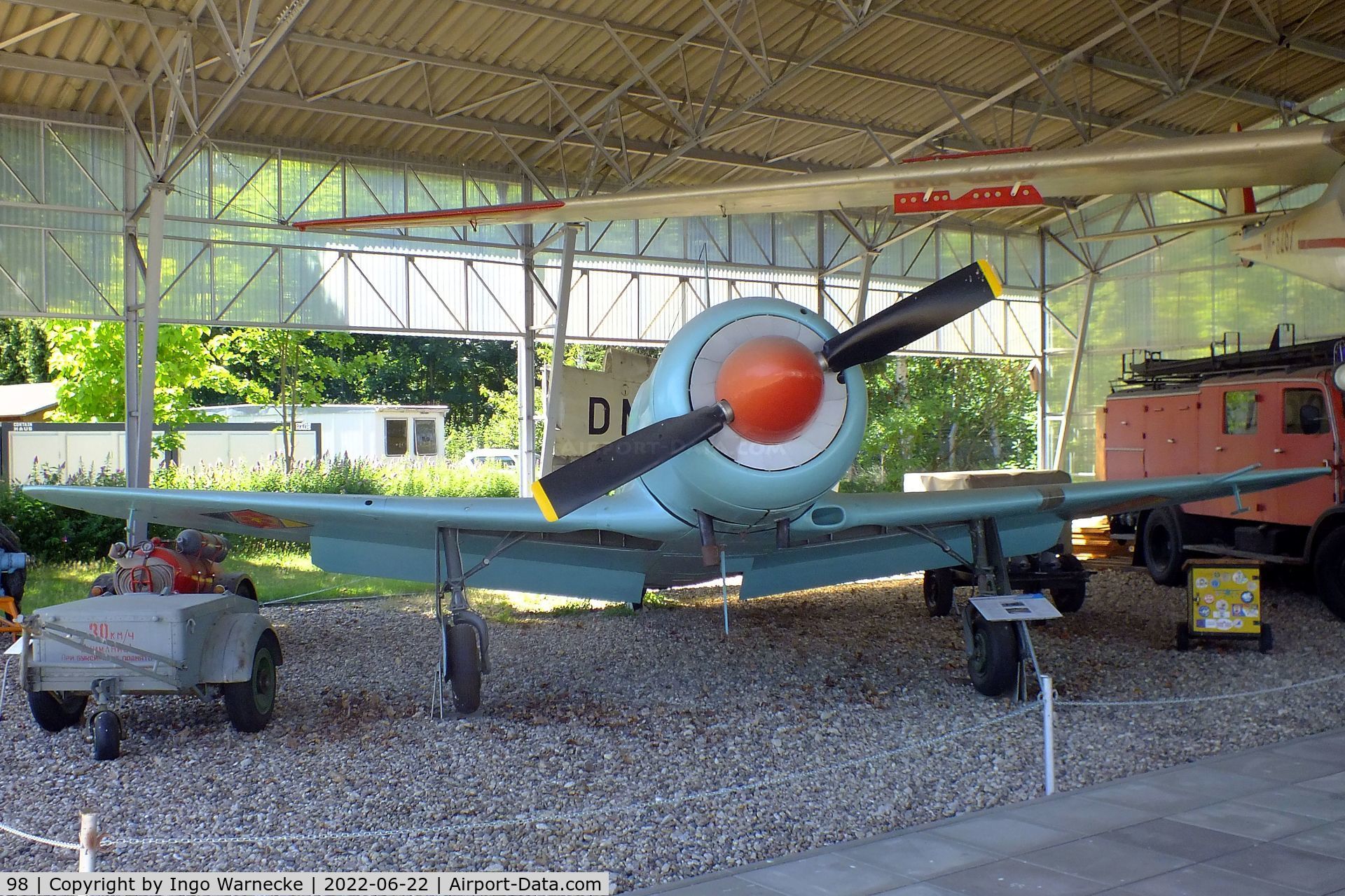 98, 1955 Let C-11 (Yak-11) C/N 68210, Let C-11 (Yak-11) MOOSE at the Flugplatzmuseum Cottbus (Cottbus airfield museum)