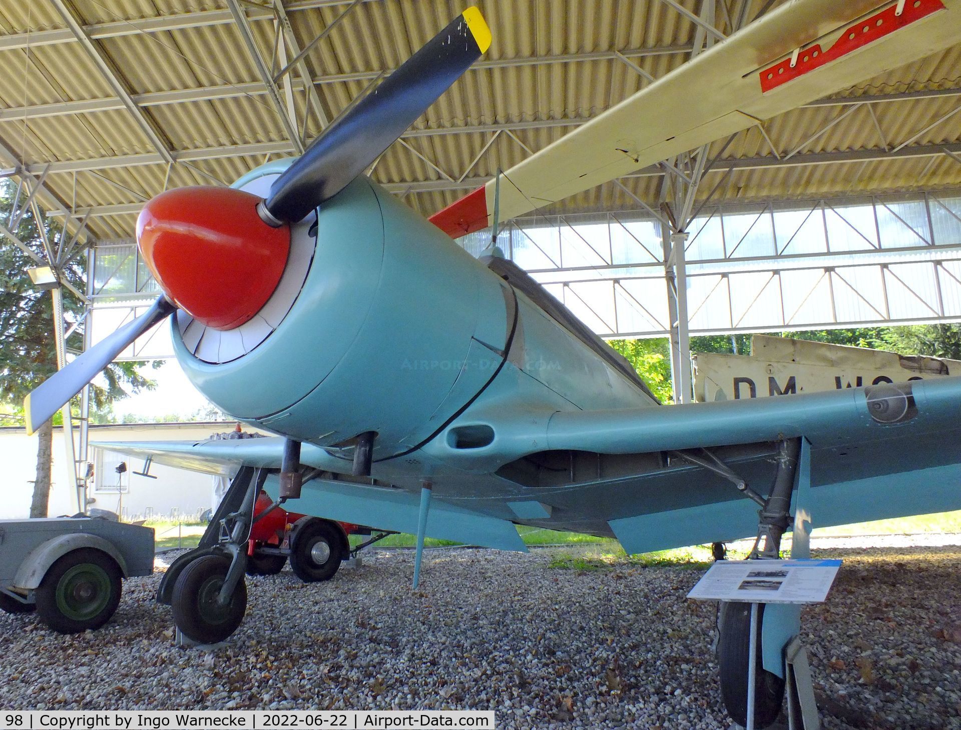 98, 1955 Let C-11 (Yak-11) C/N 68210, Let C-11 (Yak-11) MOOSE at the Flugplatzmuseum Cottbus (Cottbus airfield museum)