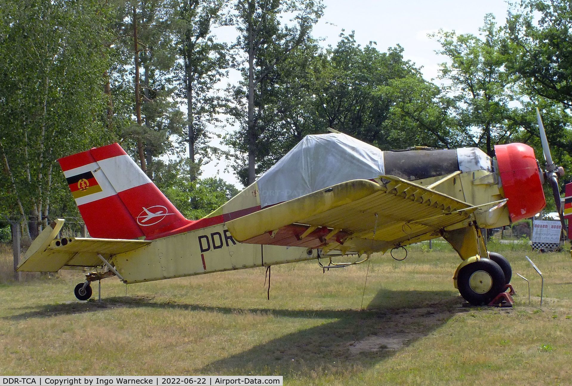 DDR-TCA, 1982 PZL-Okecie PZL-106A/AR C/N 7810140, PZL-Okecie PZL-106A/AR Kruk at the Flugplatzmuseum Cottbus (Cottbus airfield museum)