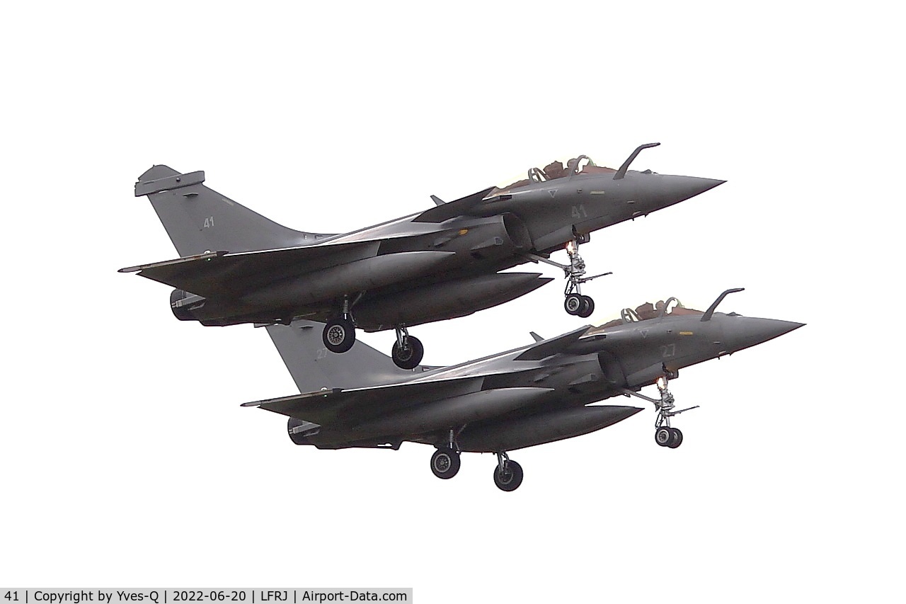 41, Dassault Rafale M C/N 41, Dassault Rafale M, On final rwy 07, Landivisiau naval air base (LFRJ) Ocean Hit 22