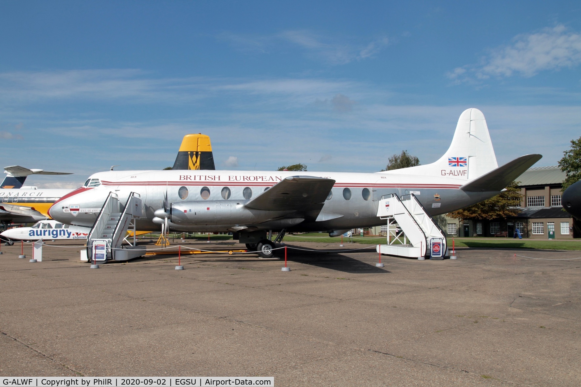 G-ALWF, 1952 Vickers Viscount 701 C/N 005, G-ALWF 1952 Vickers V701 Viscount BEA Duxford