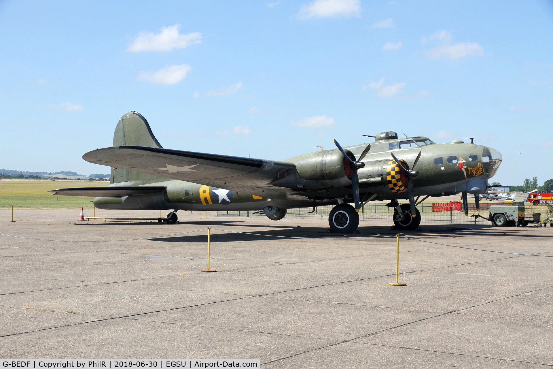 G-BEDF, 1944 Boeing B-17G Flying Fortress C/N 8693, 124485 (44-85784) 1944 B-17G 'Sally B' USAF Duxford