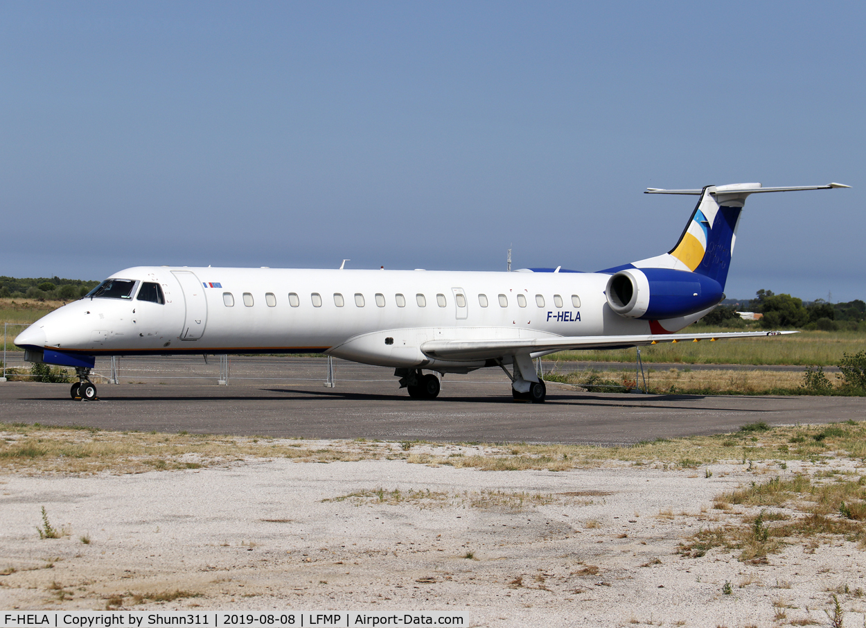 F-HELA, 1999 Embraer EMB-145EU (ERJ-145EU) C/N 145167, Parked...