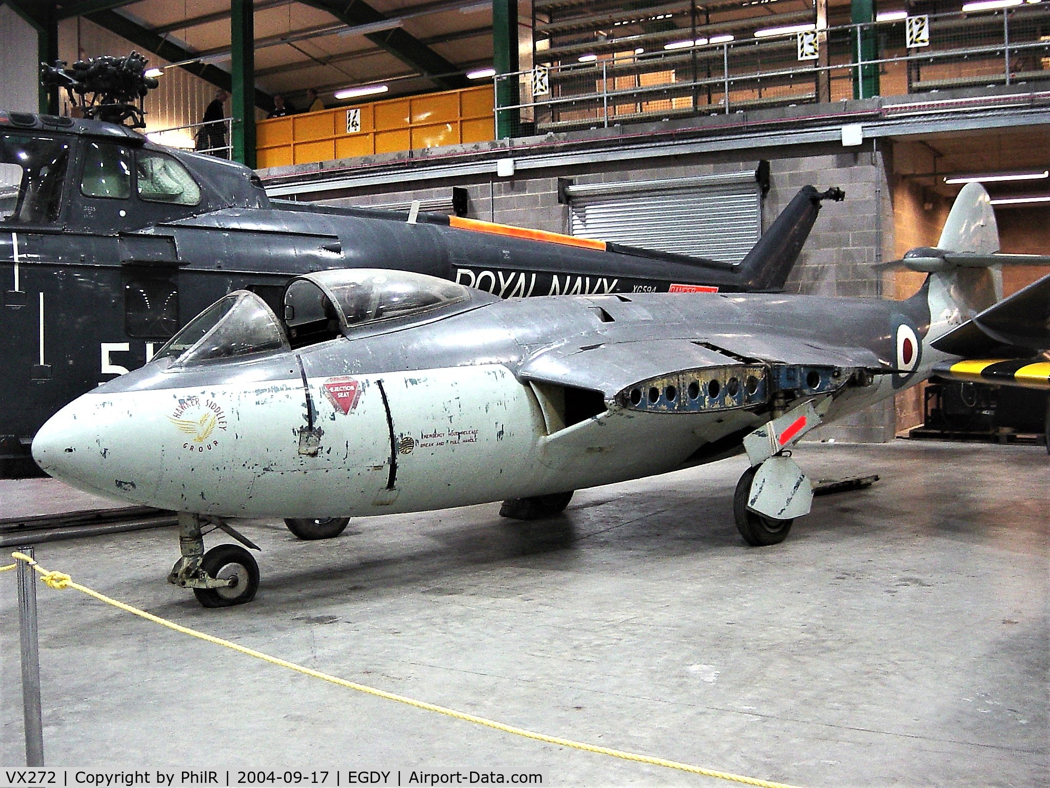 VX272, 1948 Hawker P.1052 C/N Not found VX272, 1948 Royal Navy Hawker P1052 VX272 Yeovilton