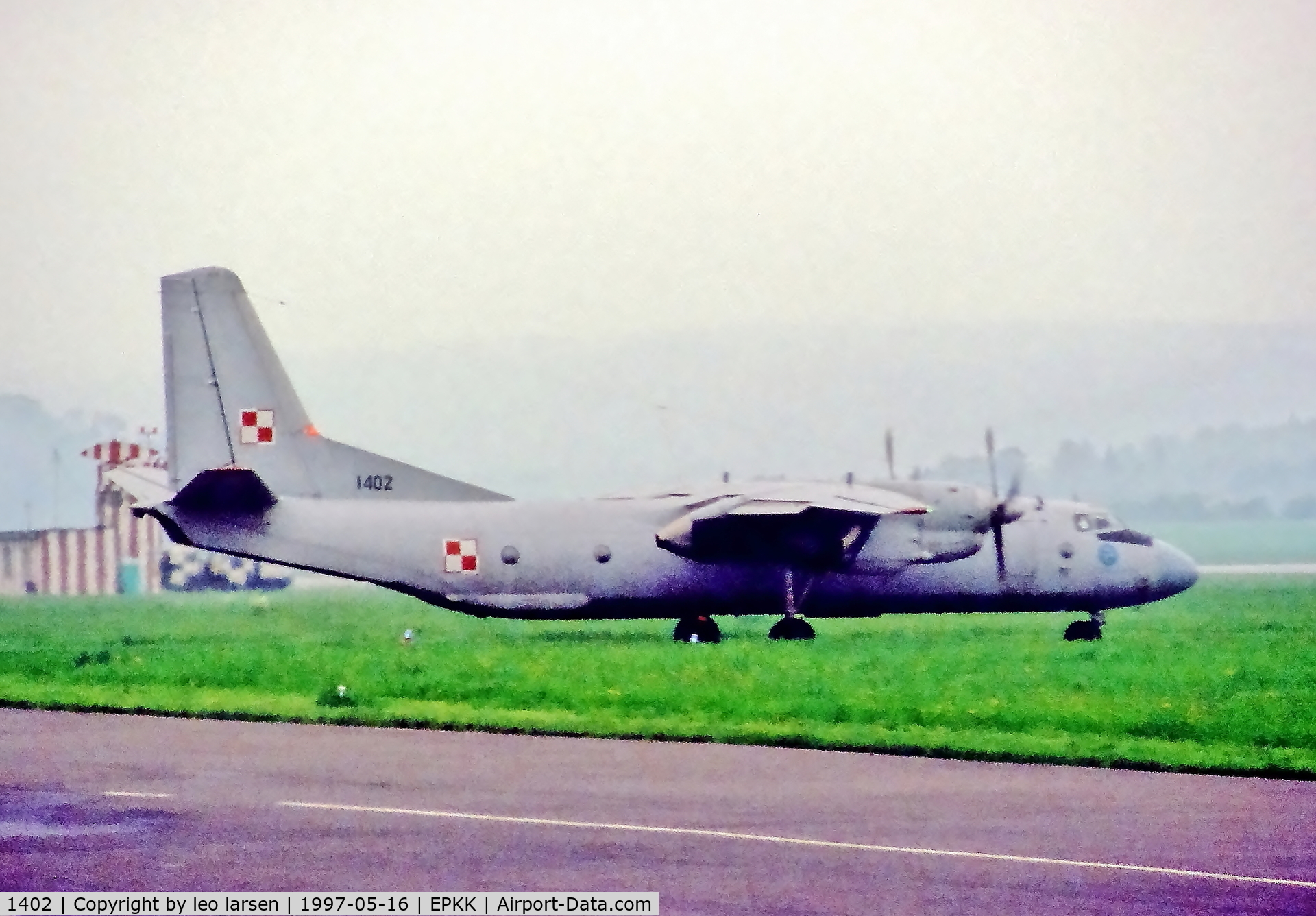 1402, 1972 Antonov An-26 C/N 14-02, Krakow 16.5.1997