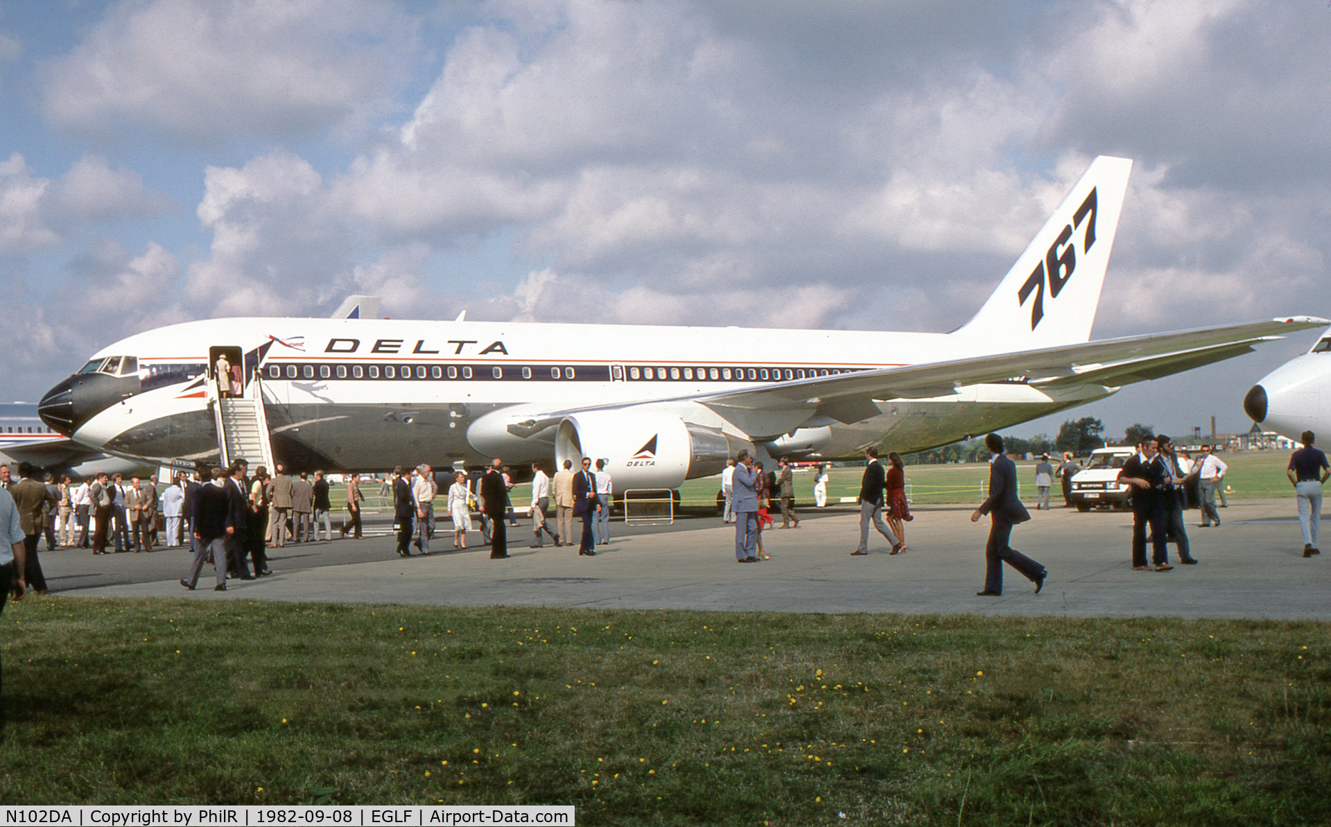 N102DA, 1982 Boeing 767-232 C/N 22214, 1982 Delta B767-200 FIA