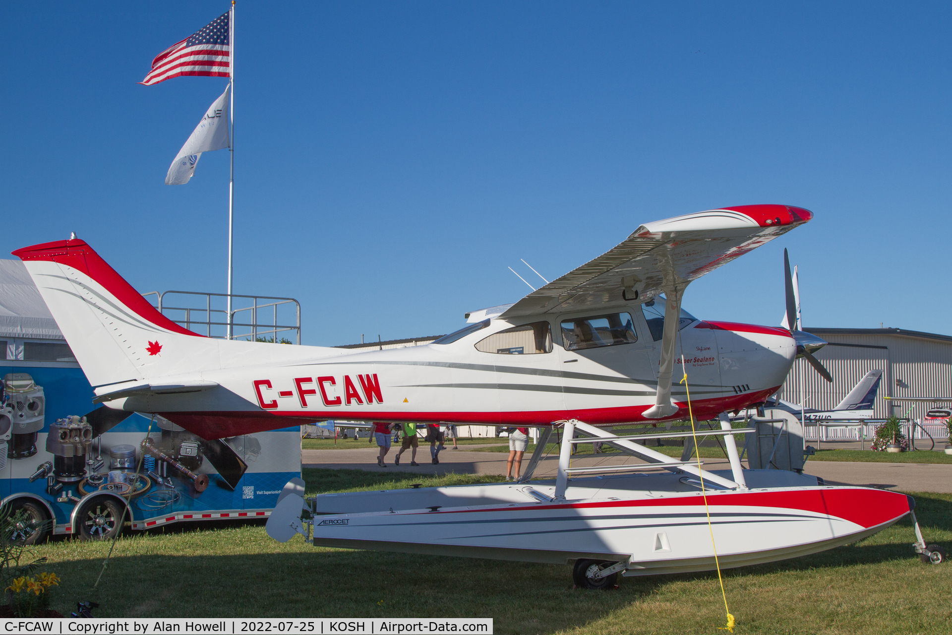 C-FCAW, 1976 Cessna 182P Skylane C/N 18265030, At AirVenture 2022
