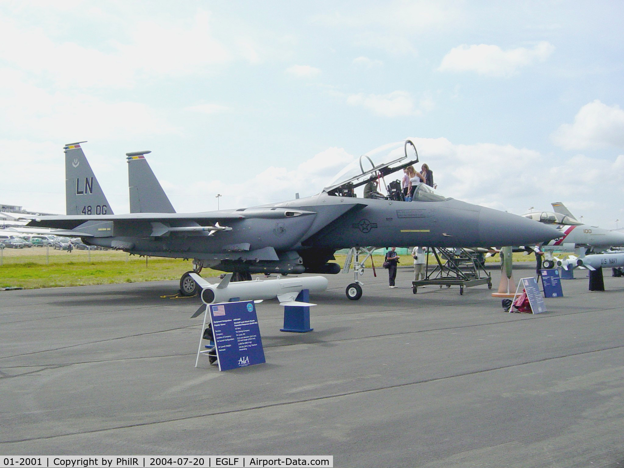 01-2001, 2001 McDonnell Douglas F-15E Strike Eagle C/N 1372/E233, 01-2001 2001 McDonnell Douglas F-15E Eagle FIA