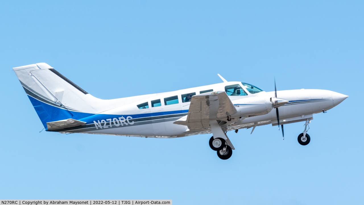 N270RC, 1980 Cessna 402C Businessliner C/N 402C0269a, New on data base