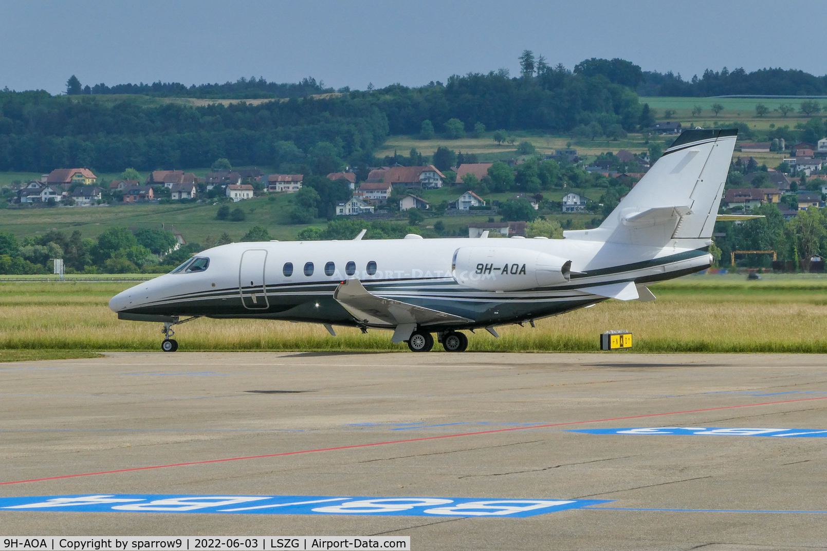 9H-AOA, 2017 Cessna 680A Citation Latitude C/N 680A-0070, At Grenchen