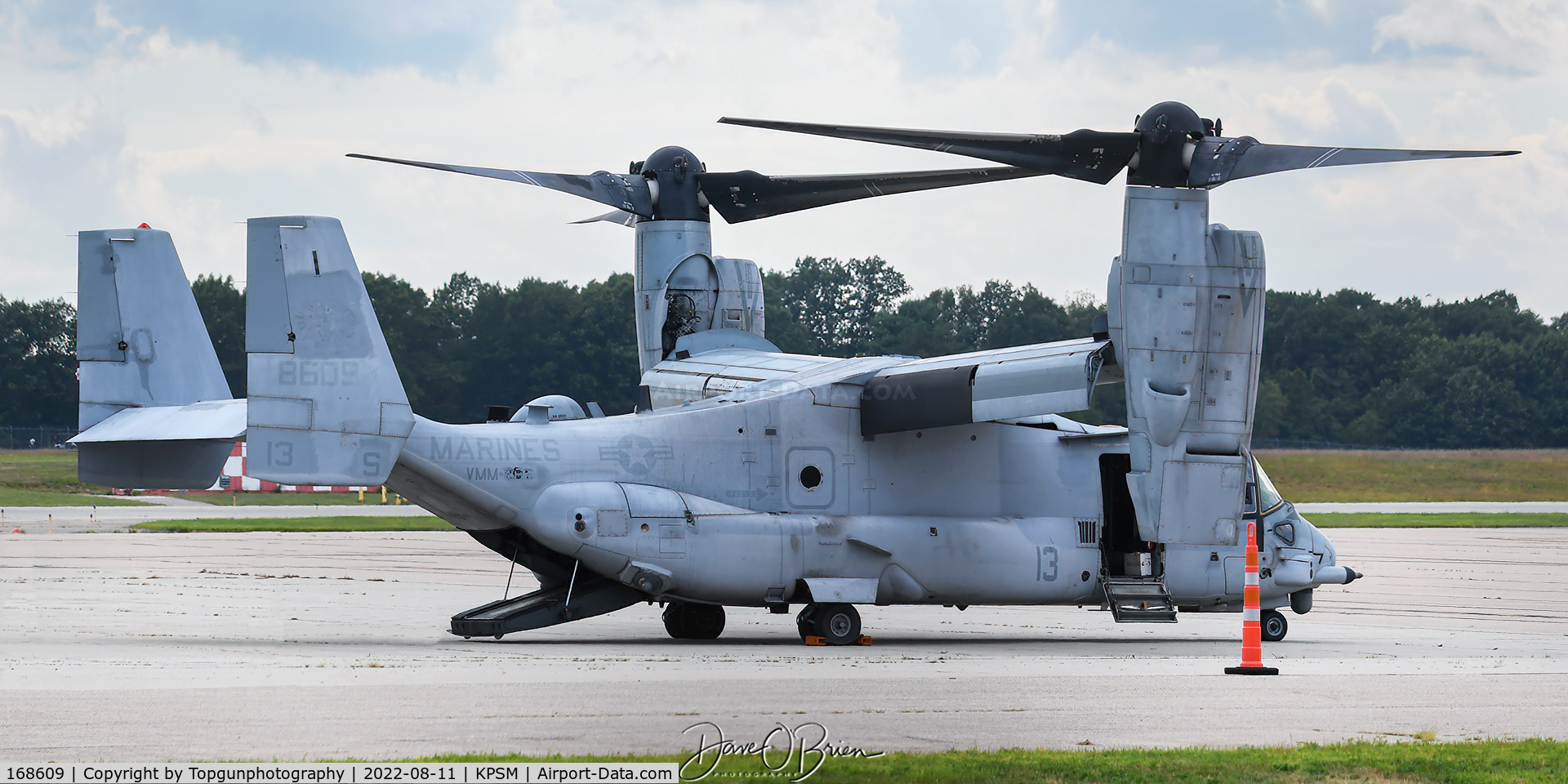 168609, Bell-Boeing MV-22B Osprey C/N D0264, OASIS12 getting ready for departure