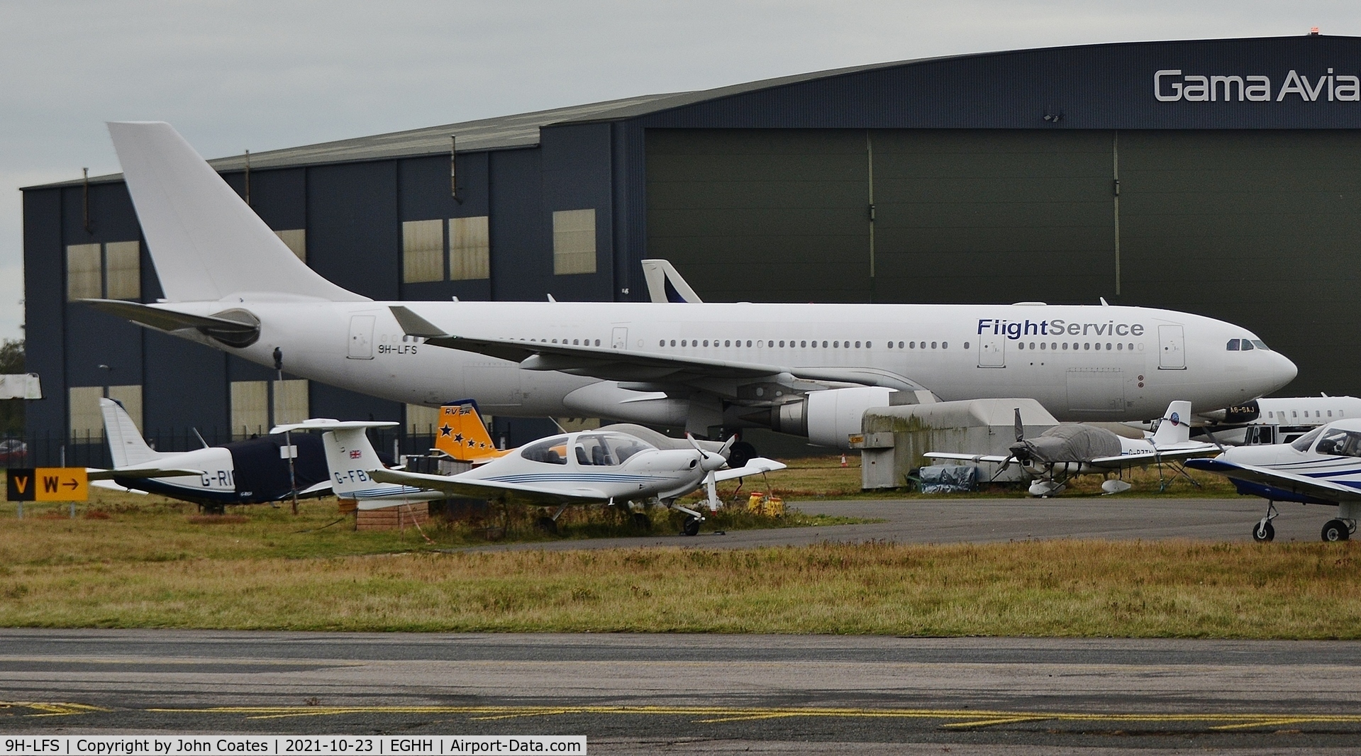 9H-LFS, 2007 Airbus A330-203 C/N 871, At Cargo parking