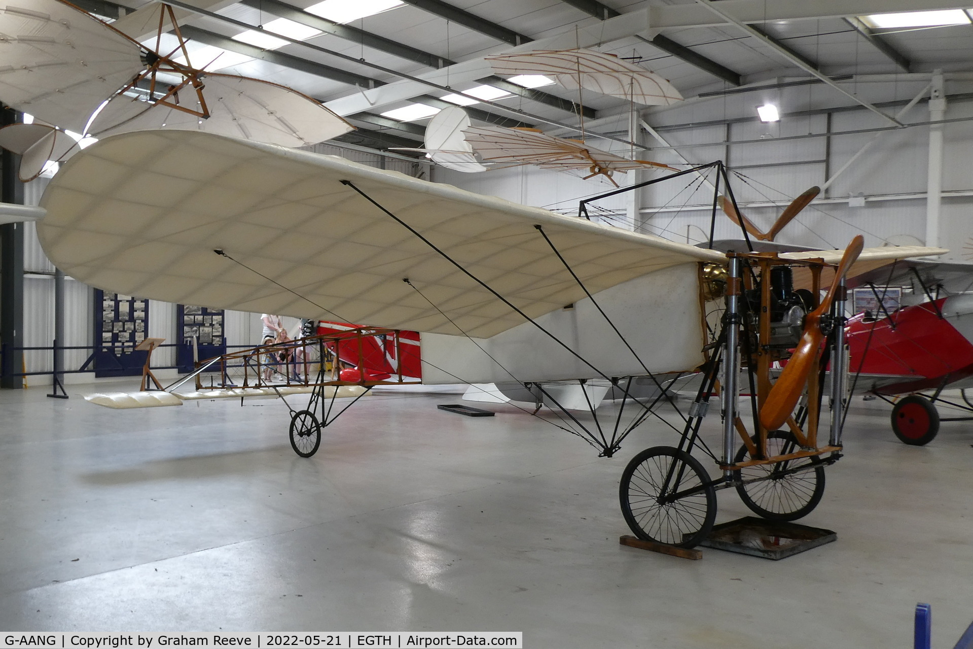G-AANG, 1911 Bleriot Type XI C/N 14, On display at the Shuttleworth Collection, Old Warden.