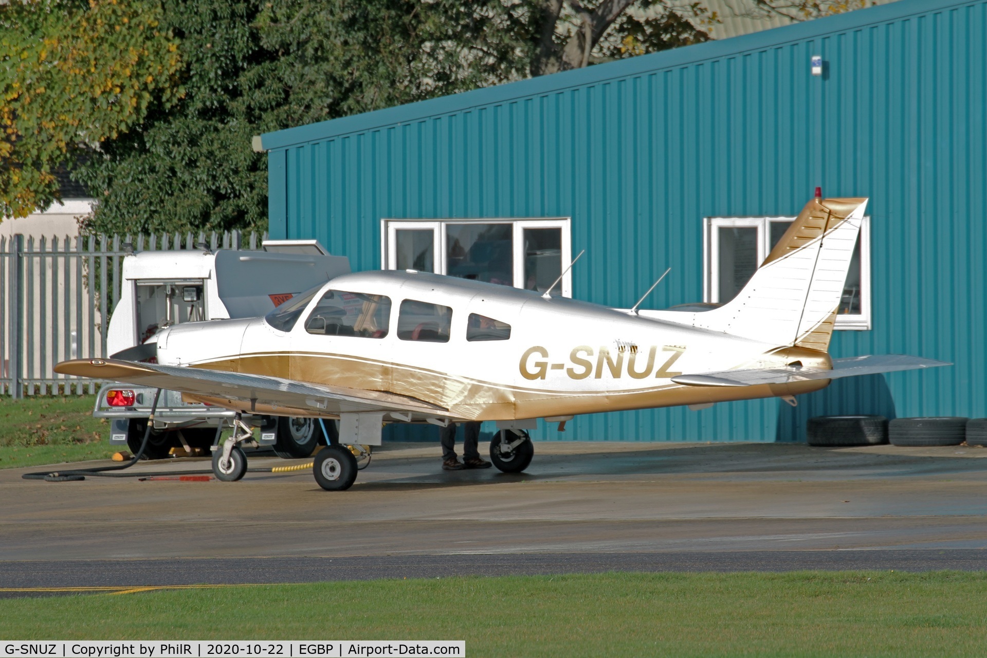 G-SNUZ, 1983 Piper PA-28-161 Cherokee Warrior II C/N 28-8416021, G-SNUZ 1983 Piper PA-28 Cherokee Warrior ll Kemble