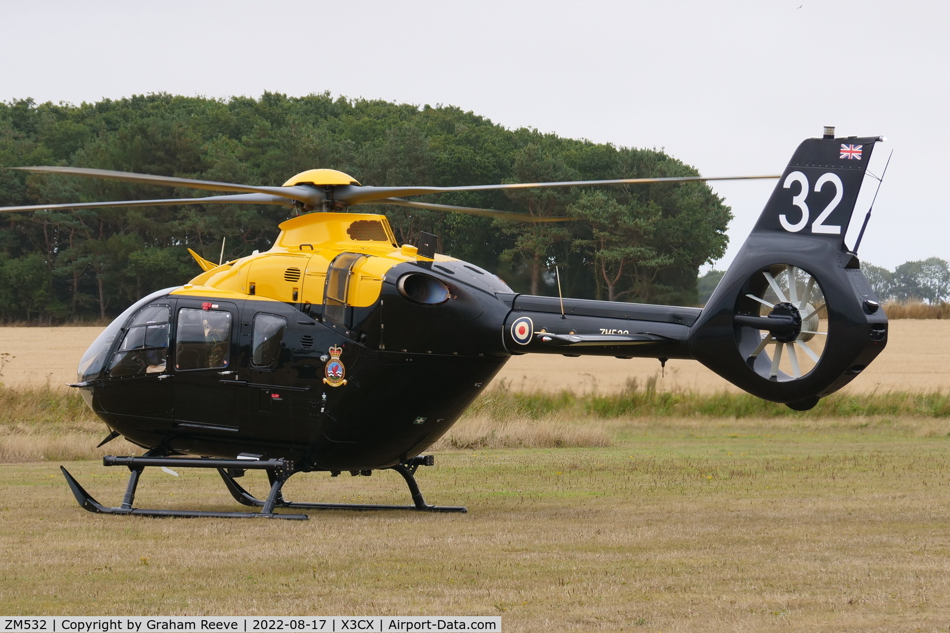 ZM532, Airbus Helicopters Juno HT.1 (EC-135T-3H) C/N 2045, On the ground at Northrepps.