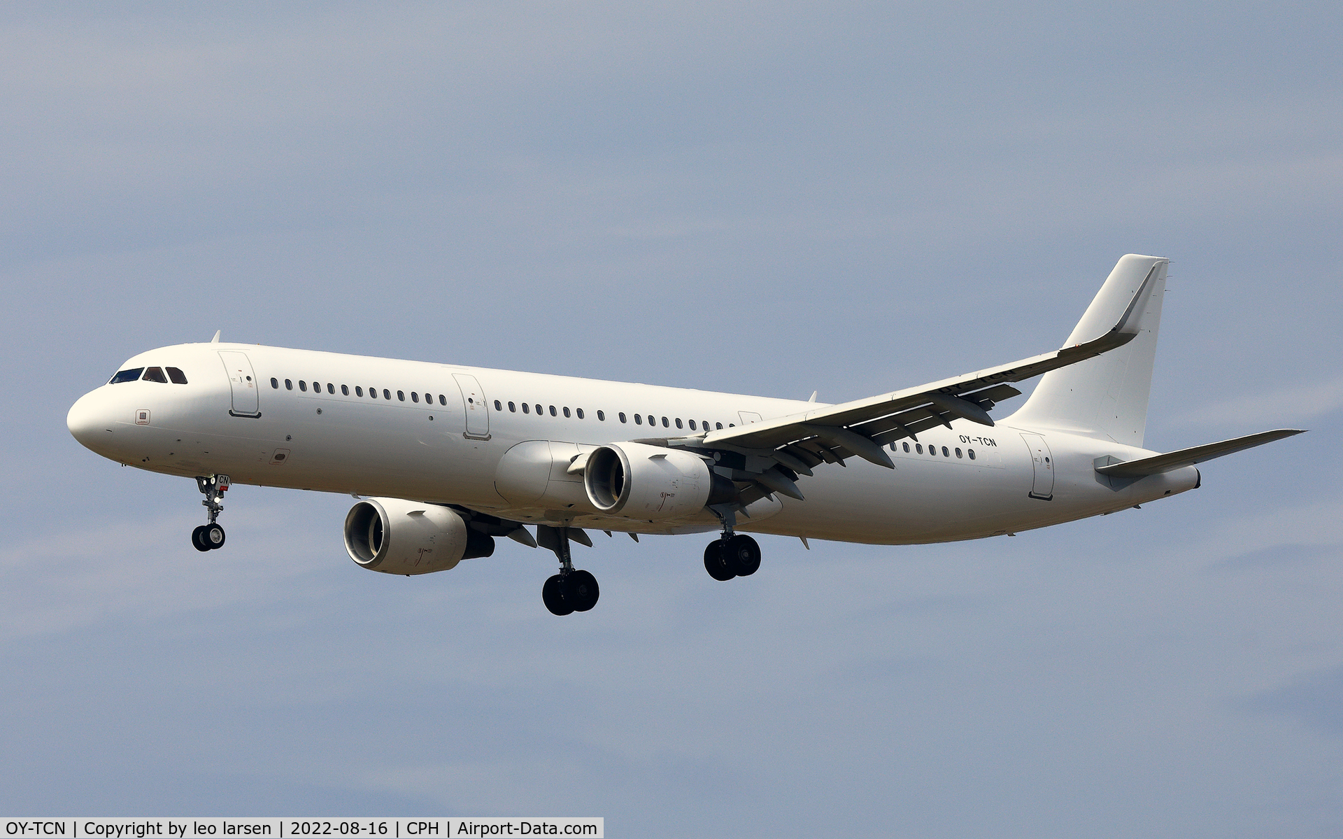 OY-TCN, 2015 Airbus A321-211 C/N 6515, Copenhagen 16.8.2022