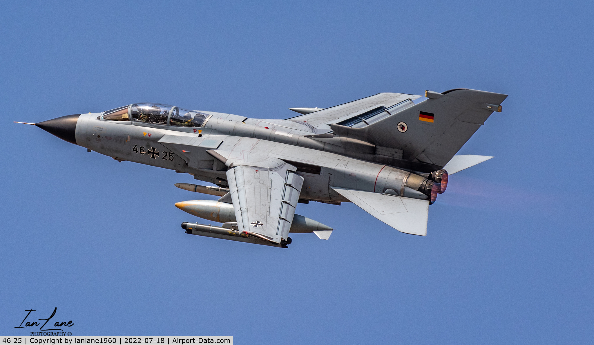 46 25, Panavia Tornado ECR C/N 821/GS258/4325, German Air Force RIAT 2022