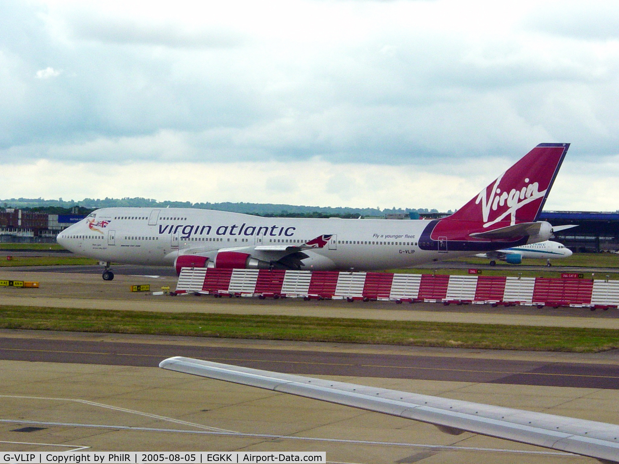 G-VLIP, 2001 Boeing 747-443 C/N 32338, Virgin Boeing 747-400 G-VLIP LGW