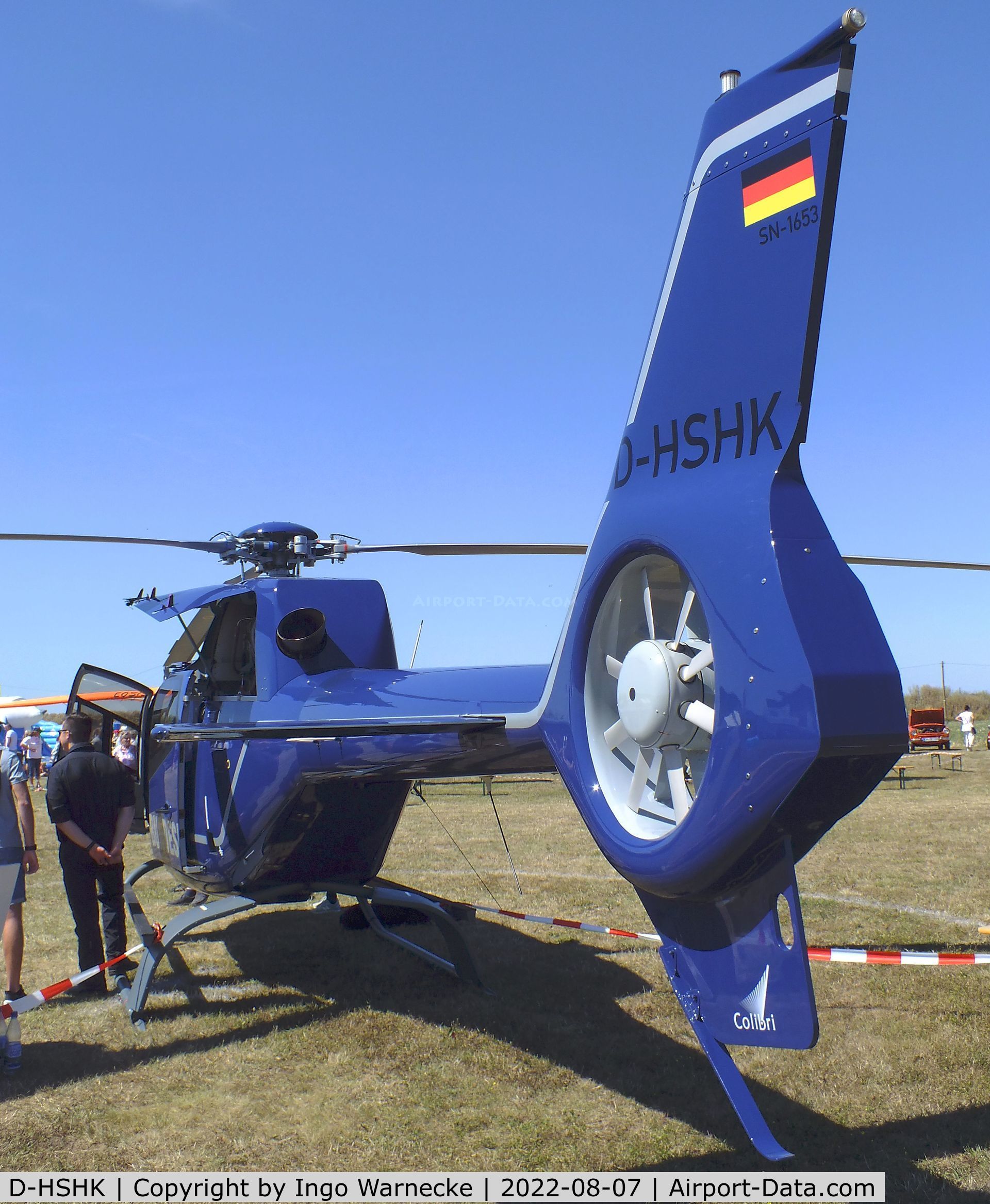 D-HSHK, 2010 Eurocopter EC-120B Colibri C/N 1653, Eurocopter EC120B Colibri of the Bundespolizei (german federal police) at the 2022 Flugplatz-Wiesenfest airfield display at Weilerswist-Müggenhausen ultralight airfield