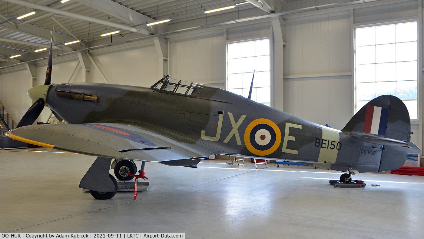 OO-HUR, 1943 Hawker Hurricane IV C/N KZ321, Crashed on Aug 14, 2022 at LKCB