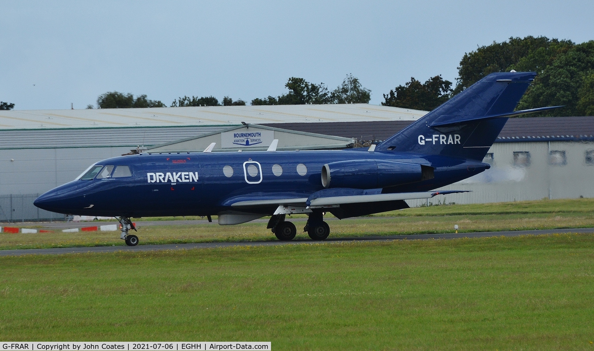 G-FRAR, 1969 Dassault Falcon (Mystere) 20DC C/N 209, Just arrived on 26
