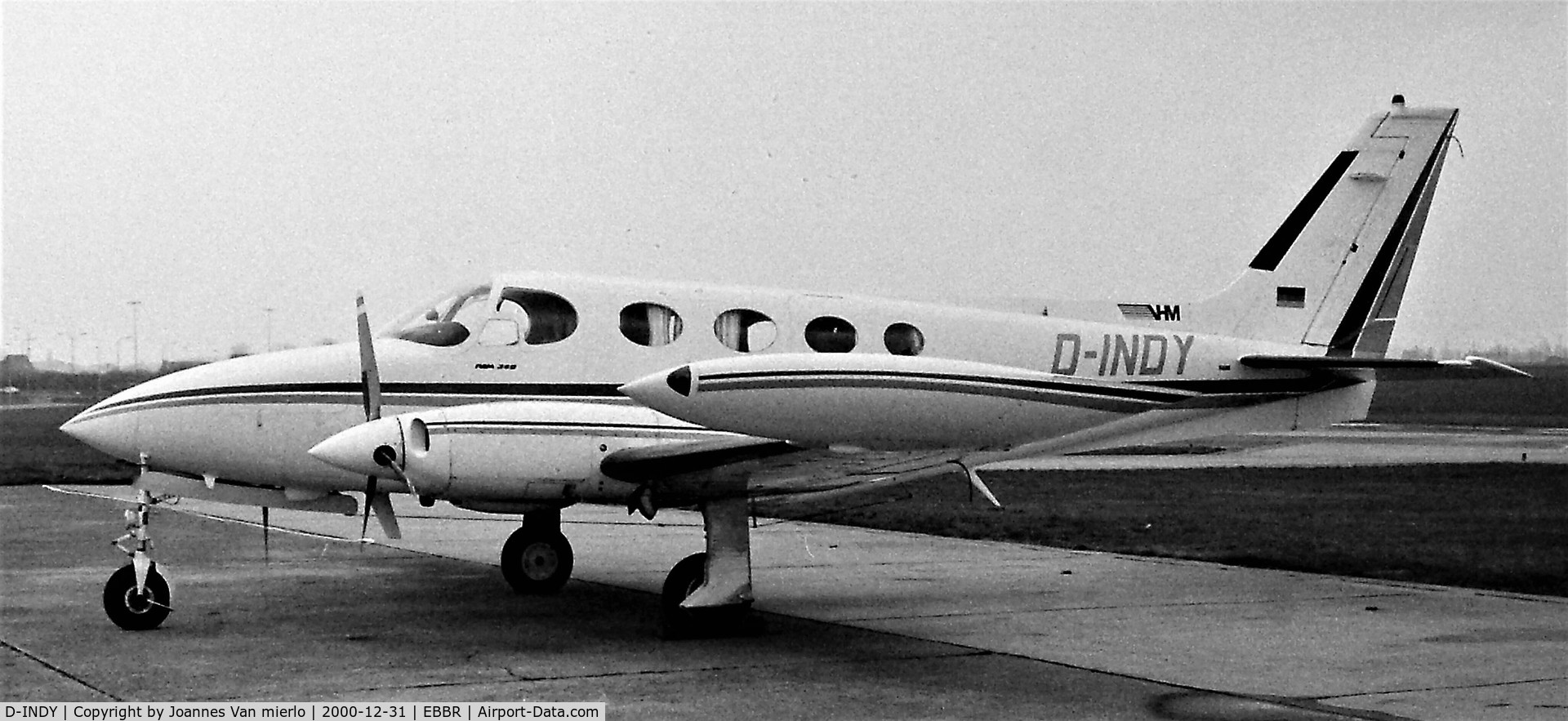 D-INDY, Cessna 340 C/N 340-0103, Brussels'G.A.