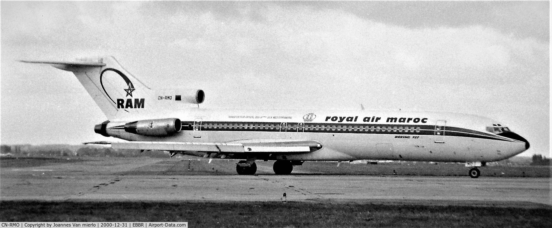 CN-RMO, 1976 Boeing 727-2B6 C/N 21297/1236, Brussels