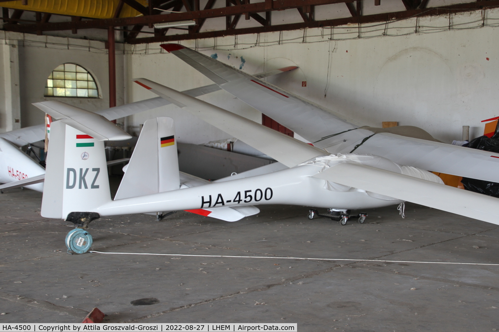 HA-4500, 1975 Glasflugel H-205 Club Libelle C/N 111, LHEM - id.Rubik Ernö Airport, Esztergom