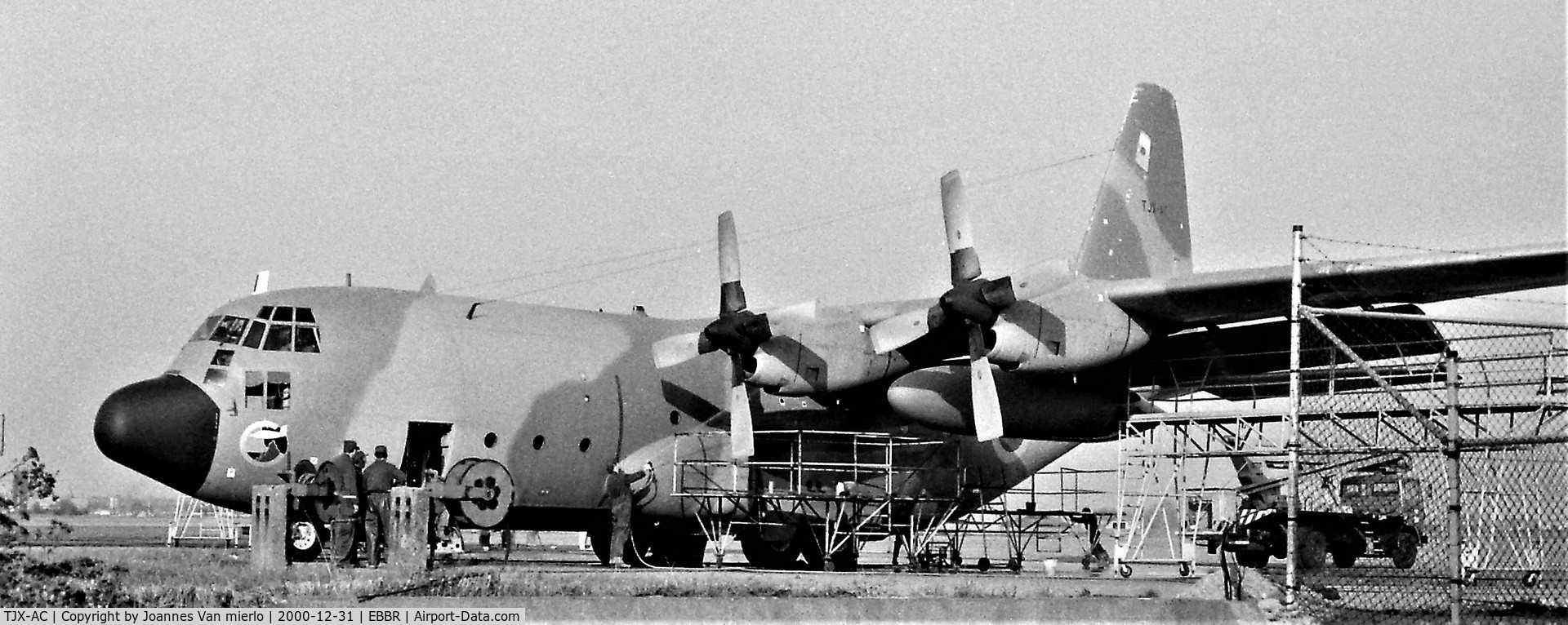 TJX-AC, 1977 Lockheed C-130H Hercules C/N 382-4747, SABENA MAINTENANCE Brussels