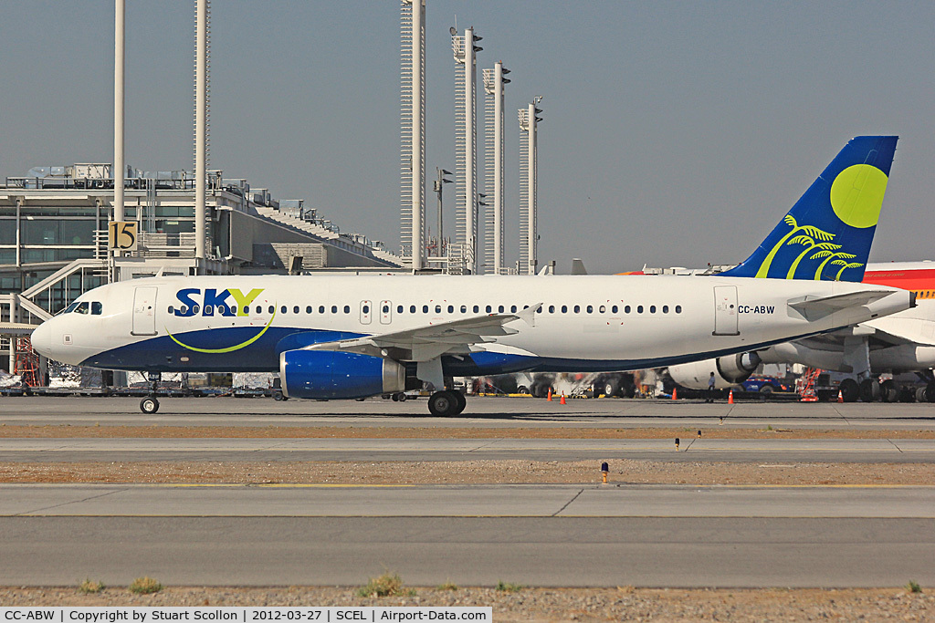 CC-ABW, 2001 Airbus A320-233 C/N 1523, SKY Airlines