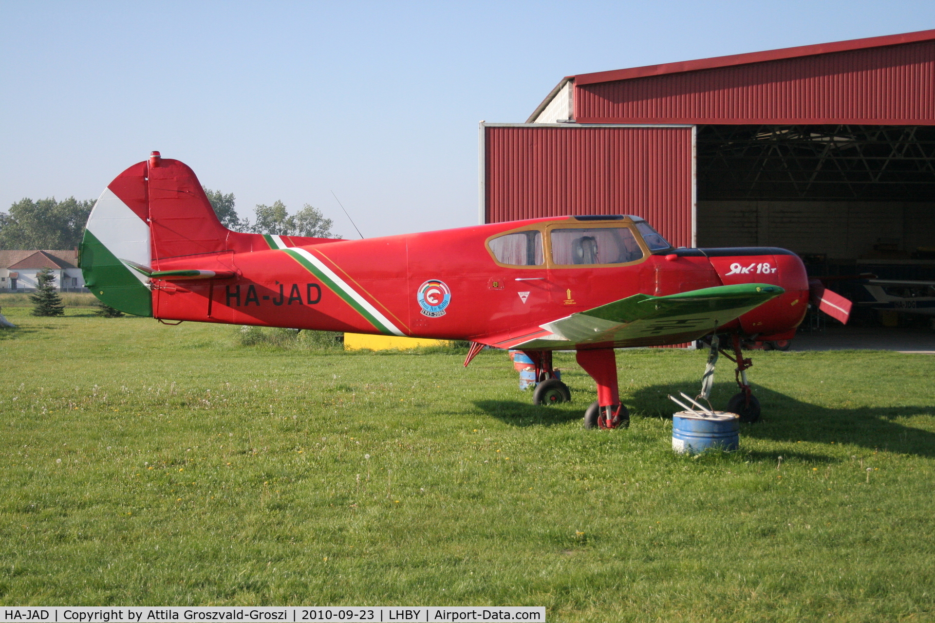 HA-JAD, 1975 Yakovlev Yak-18T C/N 5200509, LHBY - Böny Airport, Hungary