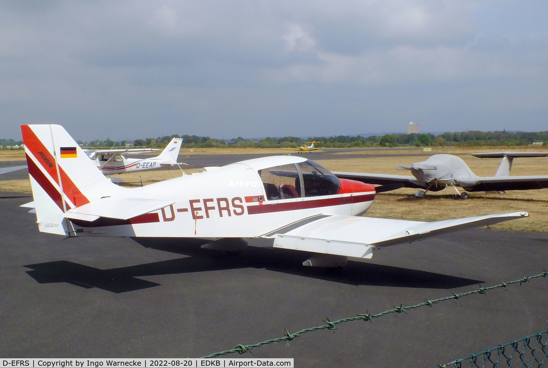 D-EFRS, Robin DR-400-120D Dauphin C/N 1714, Robin DR.400-120D Dauphin at Bonn-Hangelar airfield during the Grumman Fly-in 2022