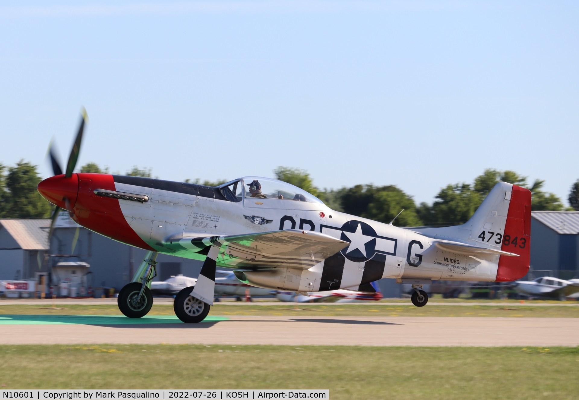 N10601, 1944 North American P-51D Mustang C/N 122-40383, North American P-51D