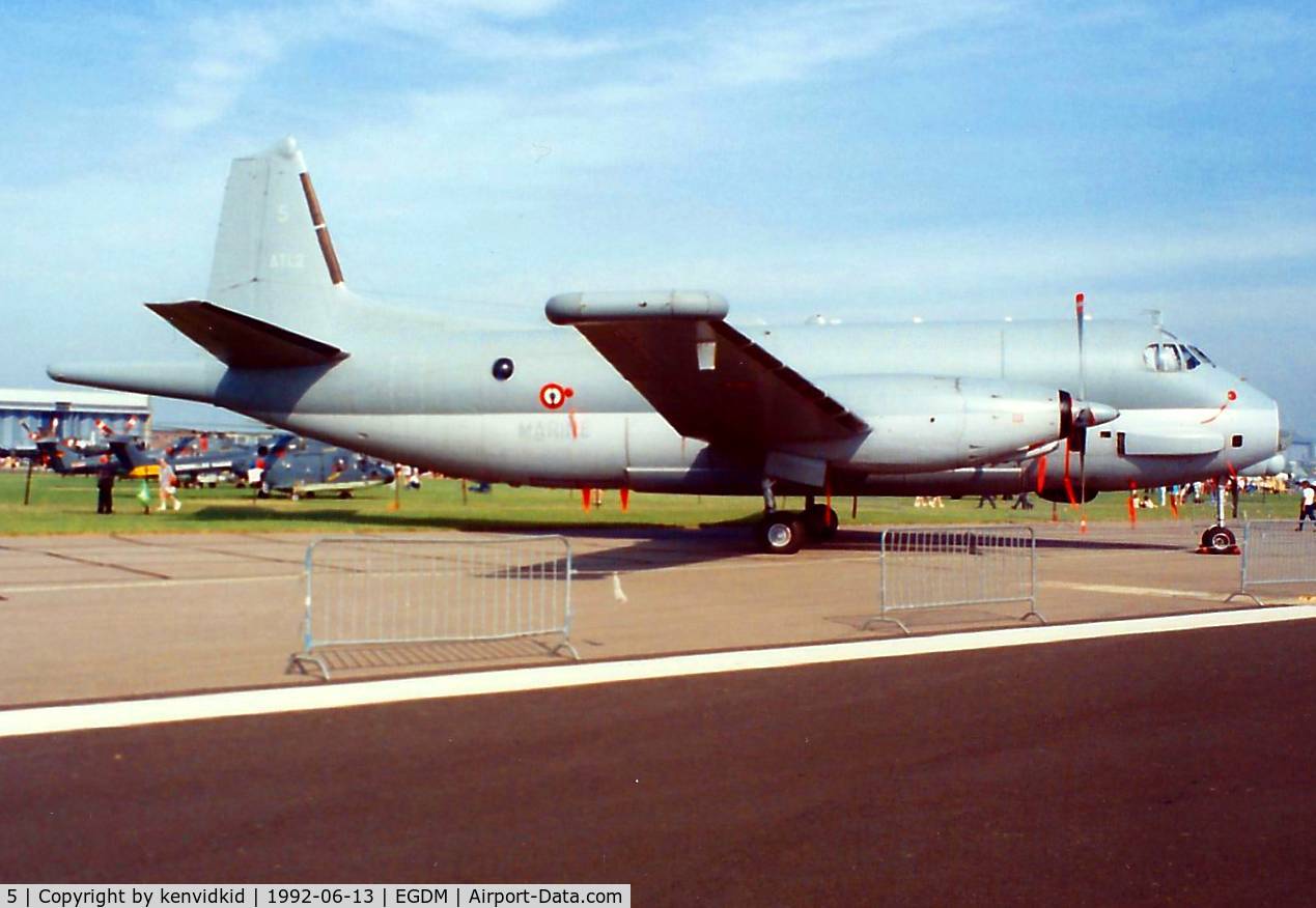 5, Dassault ATL-2 Atlantique 2 C/N 5, At Boscombe Down, scanned from print.