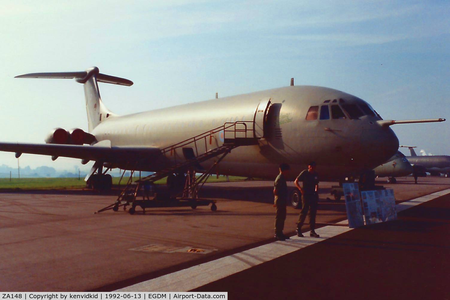 ZA148, 1967 Vickers VC10 K.3 C/N 883, At Boscombe Down, scanned from print.