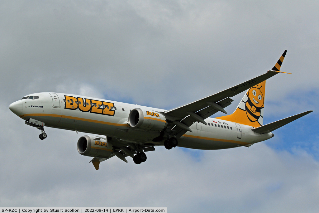 SP-RZC, 2019 Boeing 737-8-200 MAX C/N 62315, Buzz-Ryanair