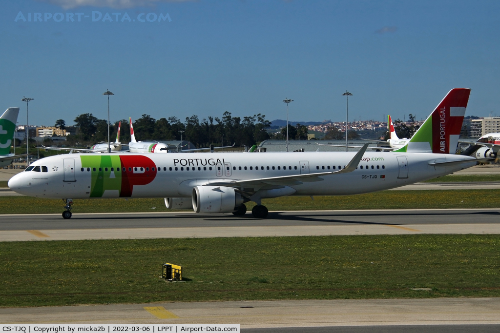 CS-TJQ, 2019 Airbus A321-251NX C/N 9308, Taxiing
