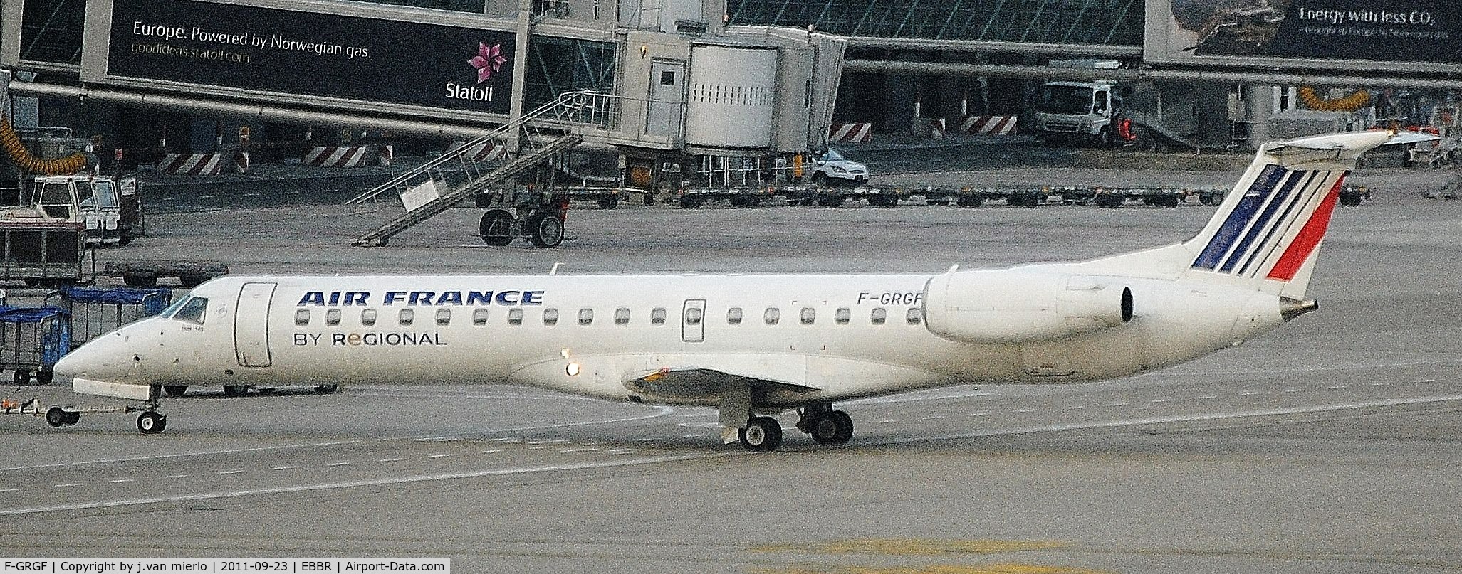 F-GRGF, 1998 Embraer EMB-145EU (ERJ-145EU) C/N 145050, Brussels
