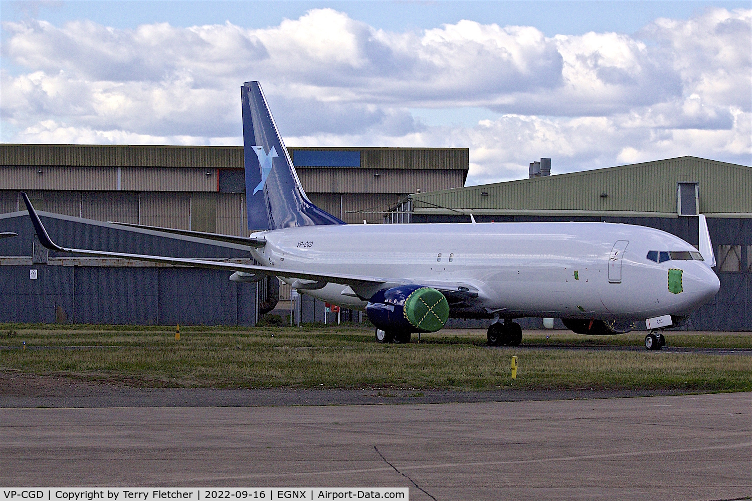 VP-CGD, 2003 Boeing 737-883 C/N 28328, At East Midlands - converted to freighter