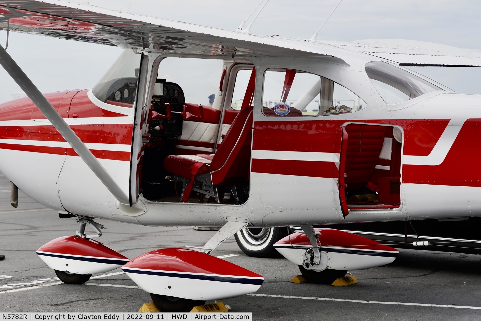 N5782R, 1965 Cessna 172G C/N 17253451, Hayward airport in California 2022.