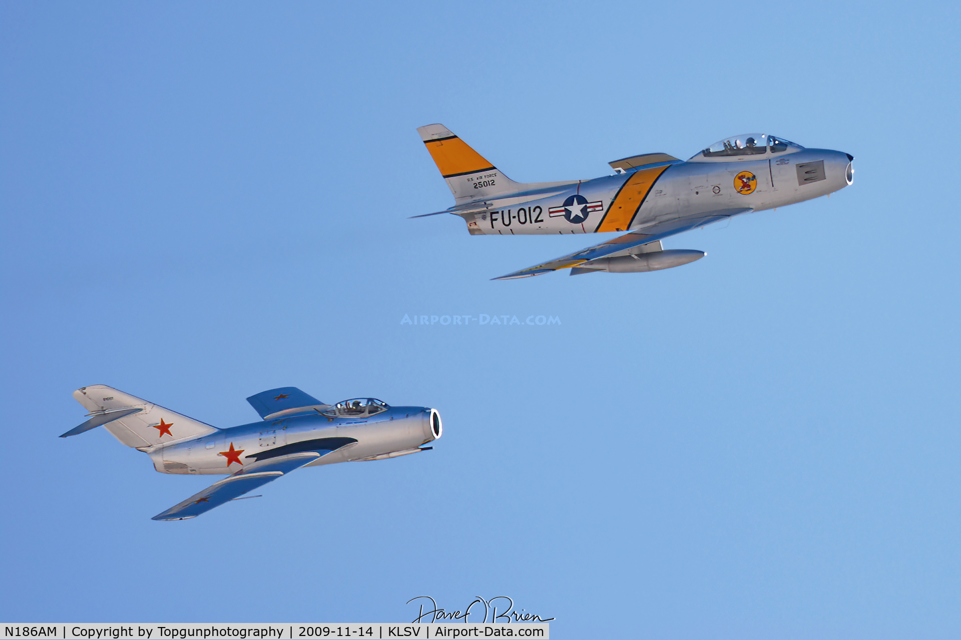 N186AM, 1952 North American F-86F Sabre C/N 191-708, F-86 & MIG-15